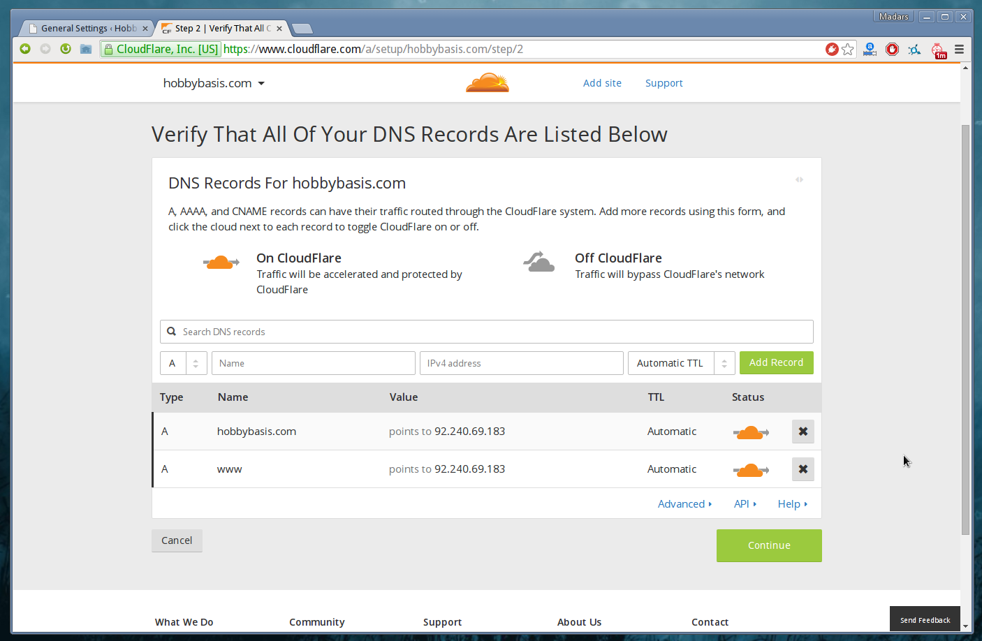 Automated Dns Enumeration. Cloudflare Section Is Funky..