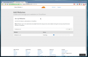 CloudFlare scanning for DNS records